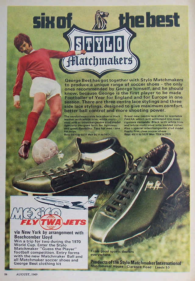 Classic 1960s Stylo Matchmaker boots and Mitre kit – courtesy of Law, Best  and Charlton | Got, Not Got